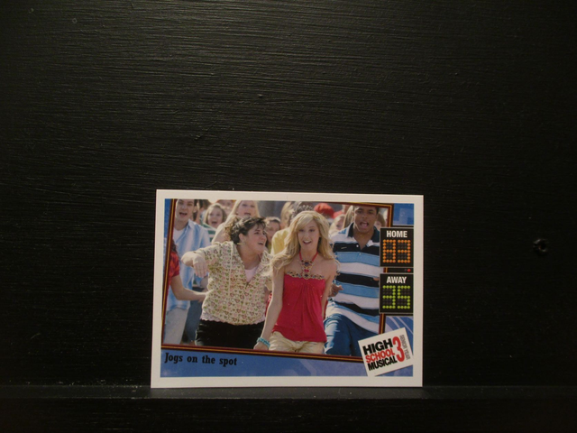 Jogs On The Spot - Action Card High School Musical 3 Senior Year Original Trading Card