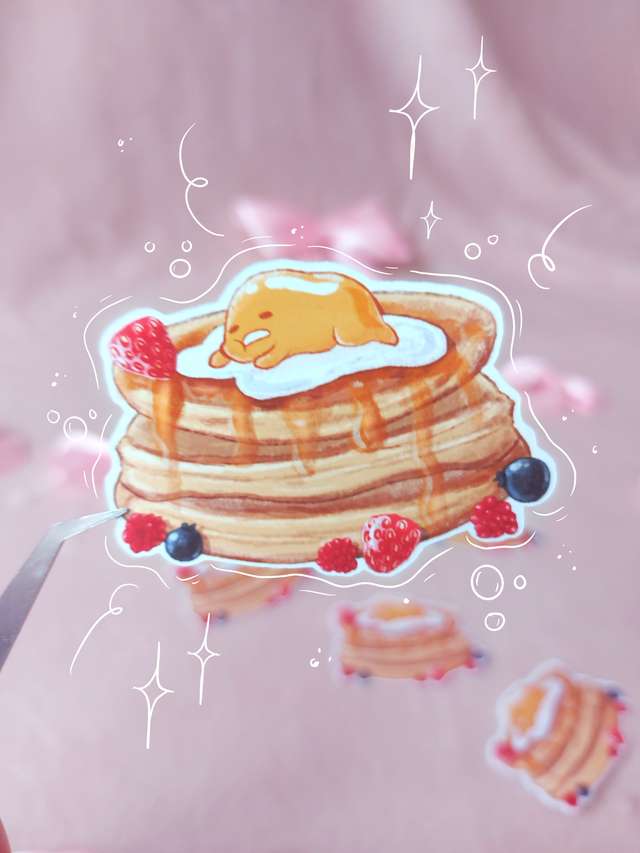 Sticker Gude Pancakes