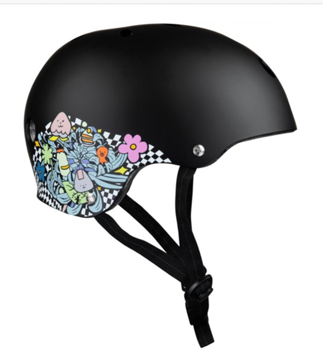 187 Killer Pads Certified Helmet - Lizzie Black Floral