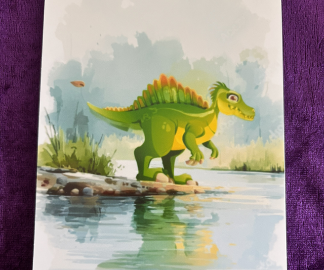 Plain Note Pad- Spinosaurus