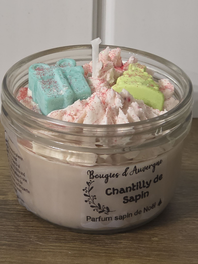 Chantilly de sapin parfum sapin de Noël
