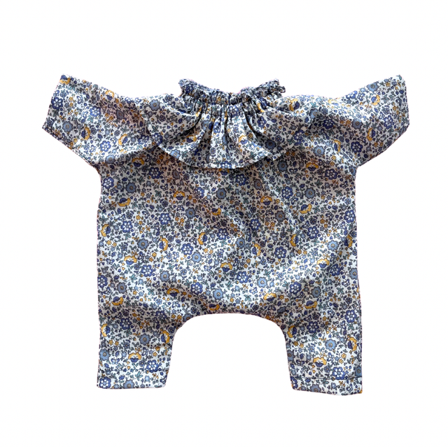 Combinaison liberty bleue manches longues