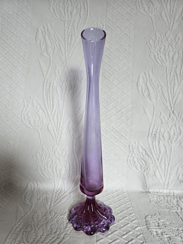 Grand soliflore en verre 