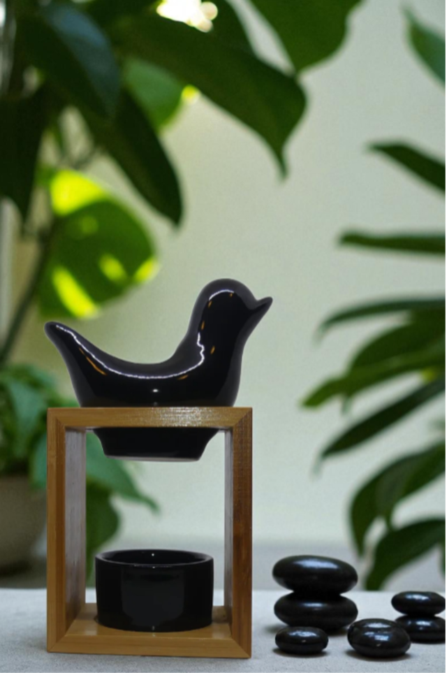 Brûleur fondant "Birdy" noir