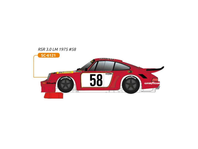 P911 RSR3.0 LM 1975 #58 Scaleauto SC-6121 1/32