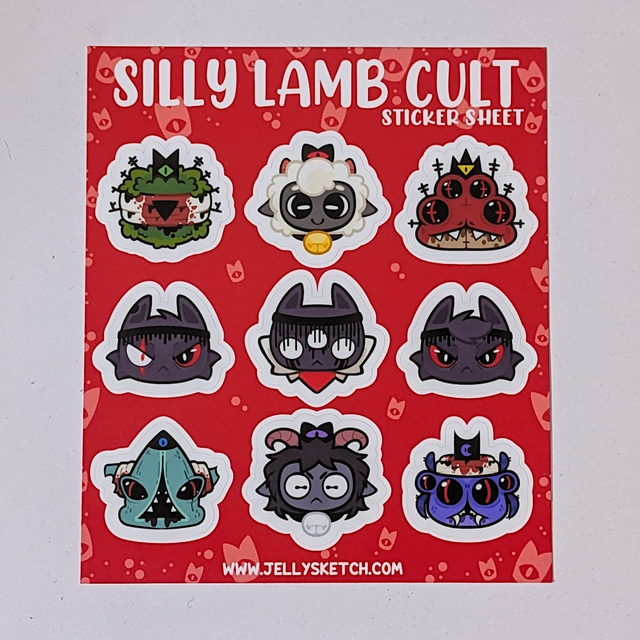 Silly Lamb Cult | COTL Sticker Sheet