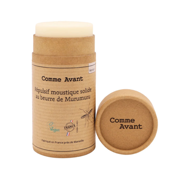 Répulsif Anti-Moustique Solide au Beurre de Murumuru Comme Avant - 80g