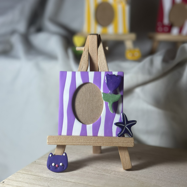 Cadre photo identité avec magnet interchangeable