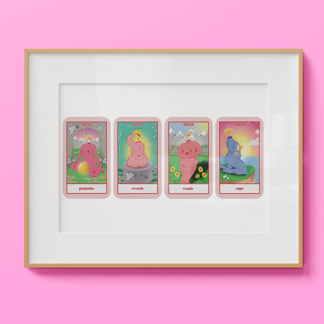 Queens of the Tarot Print
