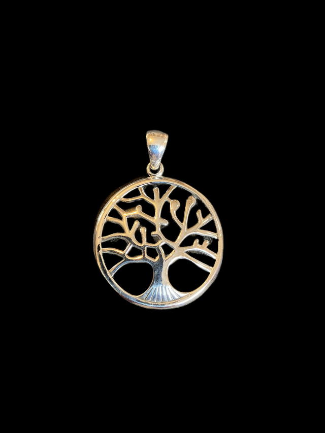 Sterling Silver Large Tree of Life Pendant Only