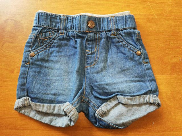 Short jean en 6 mois