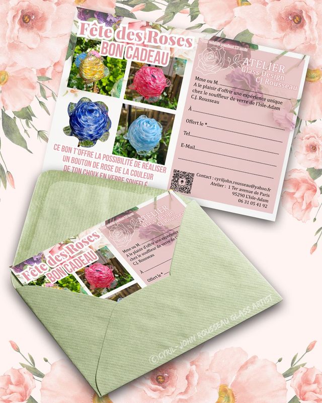 Bon cadeau Fêtes des Roses