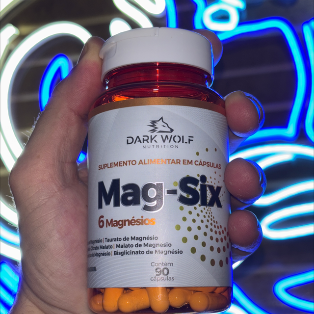 Mag-Six (6 Magnesios) 90 caps - Dark Wolf