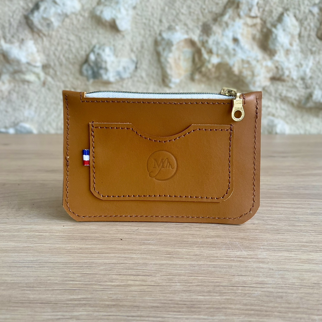 Porte cartes / porte monnaies miel