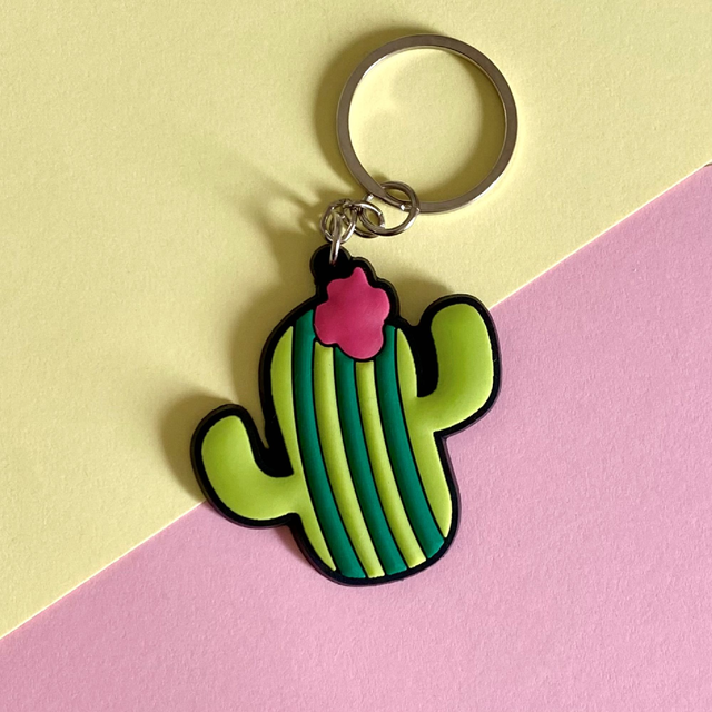 Porte clés cactus