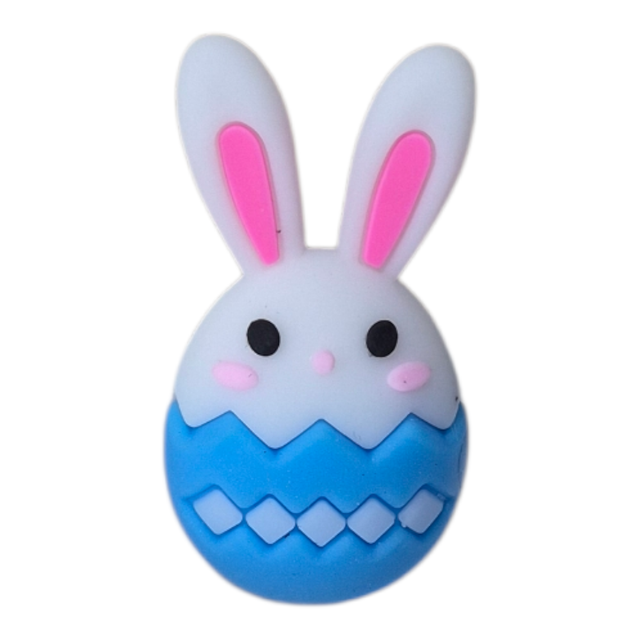 Easter Bunny in Blue Egg Arrow Topper 