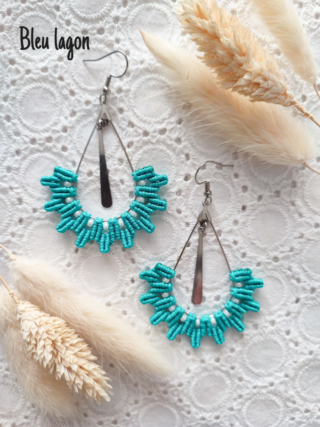 Boucles d'oreilles "LAURIE" - Argenté