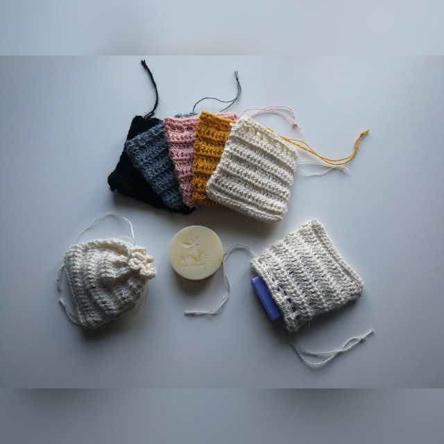 Filet à savon en chanvre