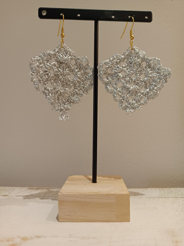 Boucles d'oreilles dentelle 