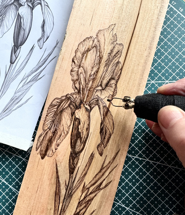 Sunday 24th May Iris All day Pyrography Workshop A Touch of Craft 