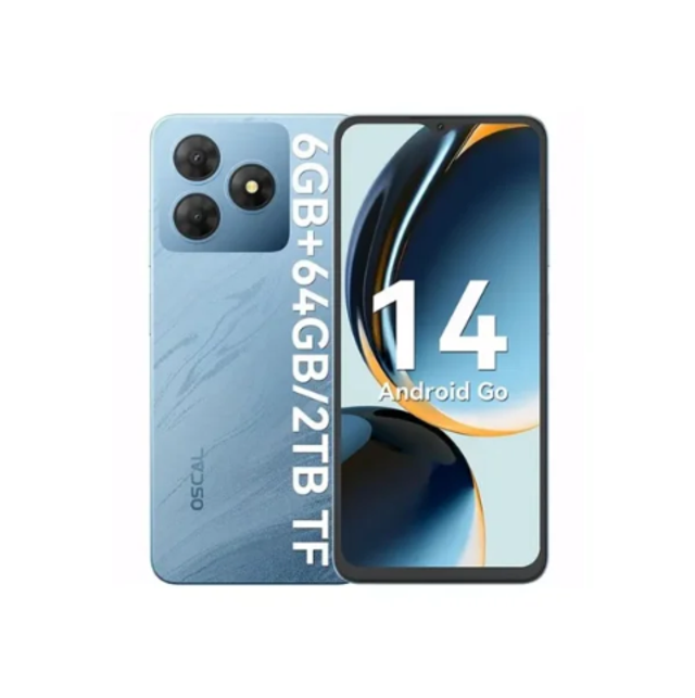 Smartphone Oscal FLAT 2C 2GO/64GO Dual SIM Couleur Bleu Ripple