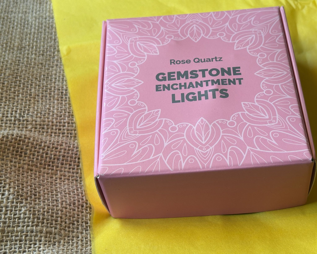 Genuine Rose Quartz USB string lights