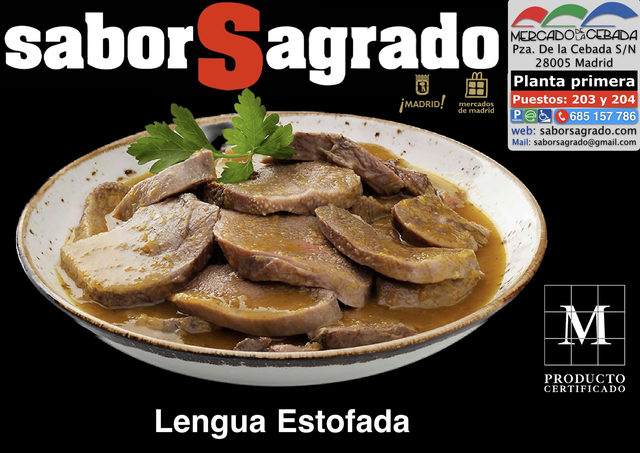 Lengua de vacuno Estofada