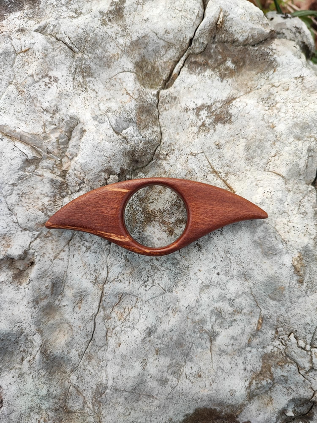 Bague de Lecture en Bois d'Acajou Sapelli (homme)