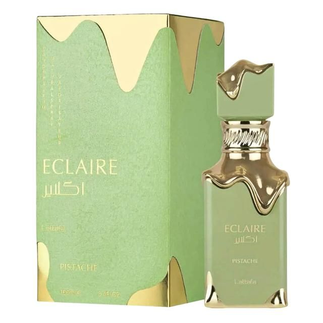 Lattafa Eclaire Pistache Eau De Parfum Spray 3.4 Oz