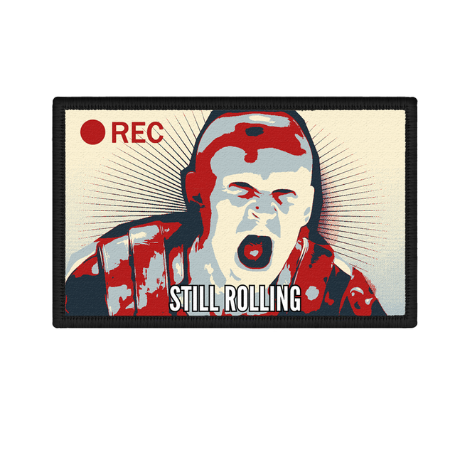 &quot;STILL ROLLING&quot; - Dune Scream 8cmx5cm Velcro Patch