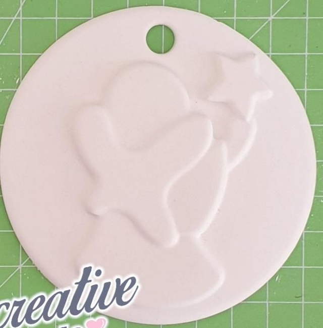 Formella natalizia in gesso