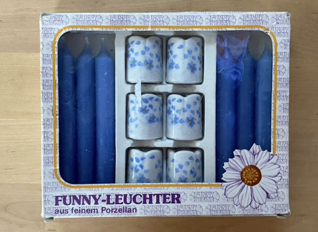 Funny design vintage candle set 
