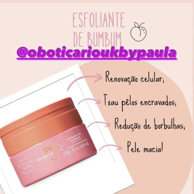 Cuide-se Bem Esfoliante De Bumbum Pessegura 230g