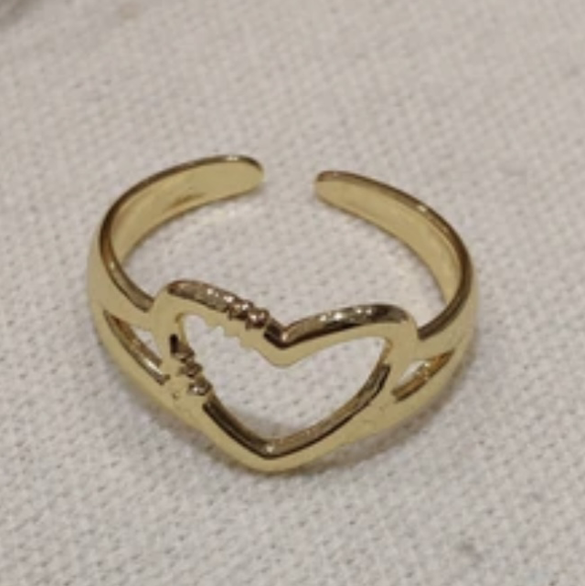 Bague cœur 