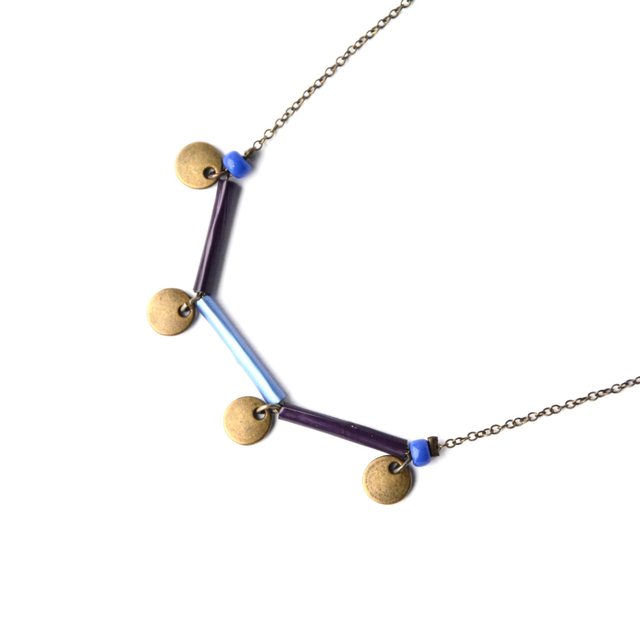 Collier ALUMINIUM RECYCLE - Pièce Artisanale et Unique 