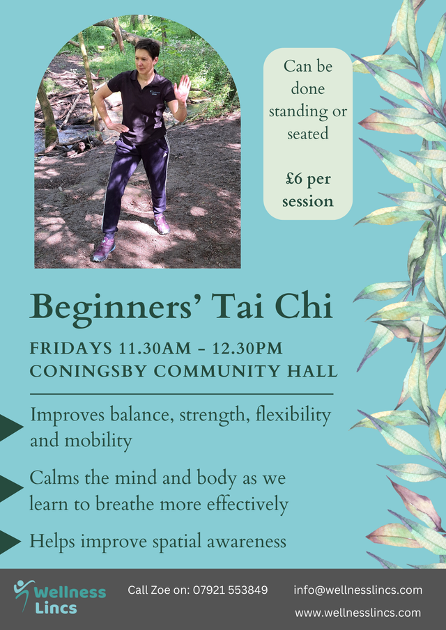Coningsby Tai Chi class fee 