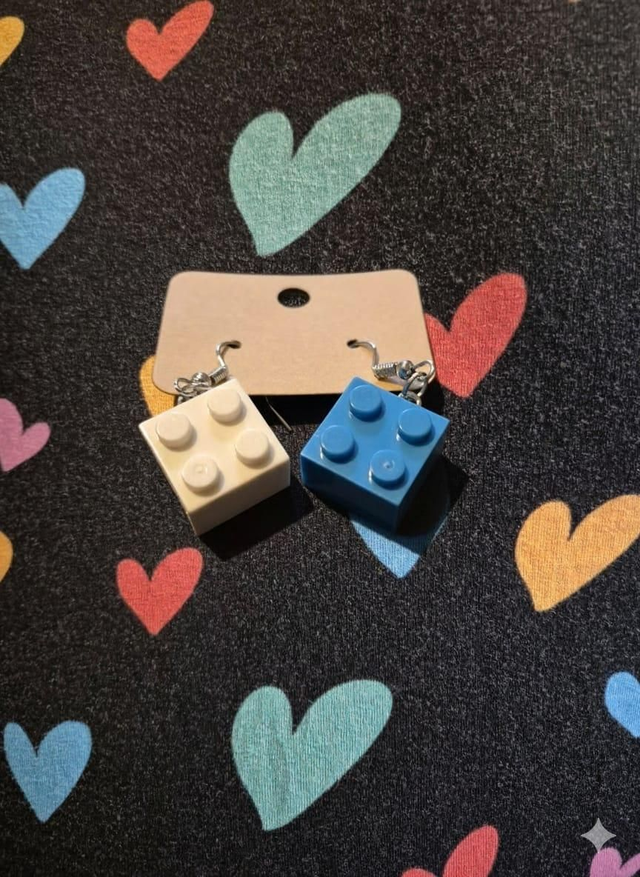 Brick earrings 