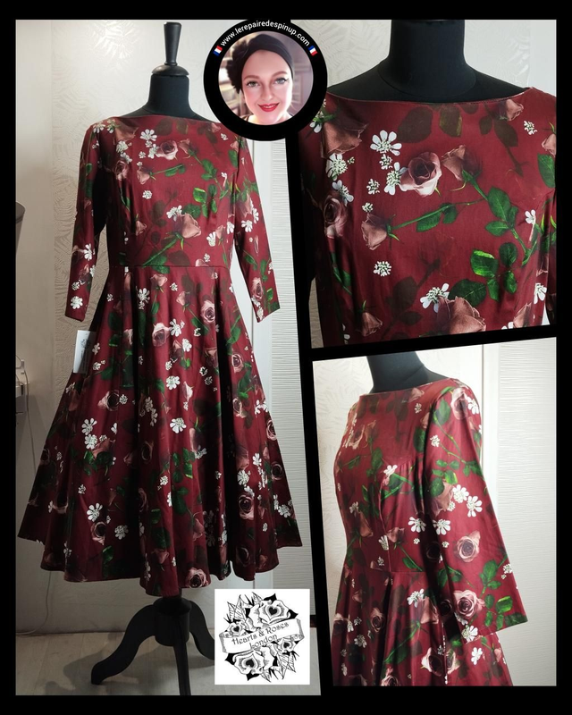 Robe Hearts &amp; Roses Francis Floral Swing T44/48