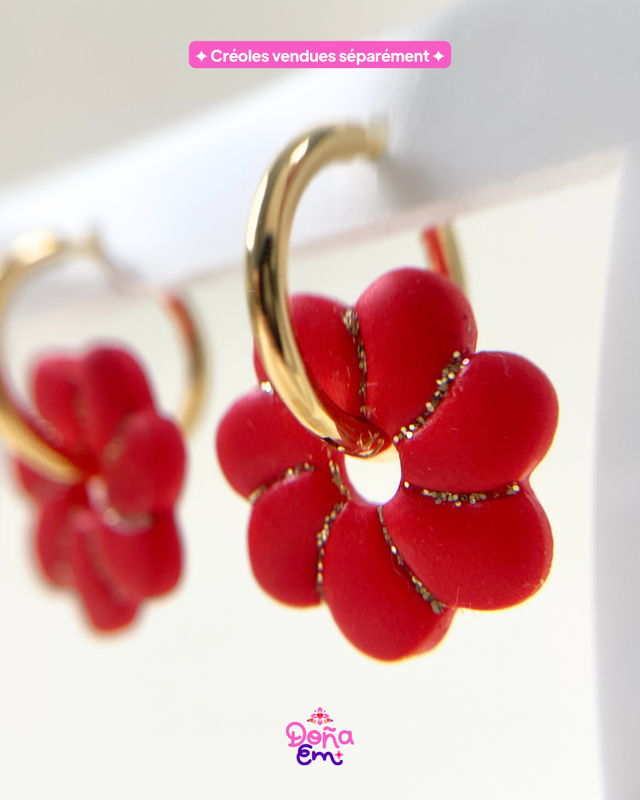 Pampilles &quot;Jenna&quot; - Rouge Carmin