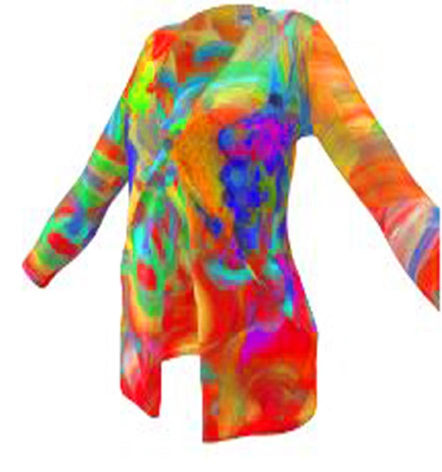 Cardigan "Carnaval" en jersey à grandes poches du 2XS au 2XL