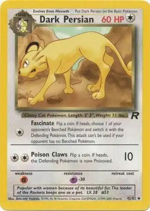 Dark Persian - 42/82 (Team Rocket Unlimited)
