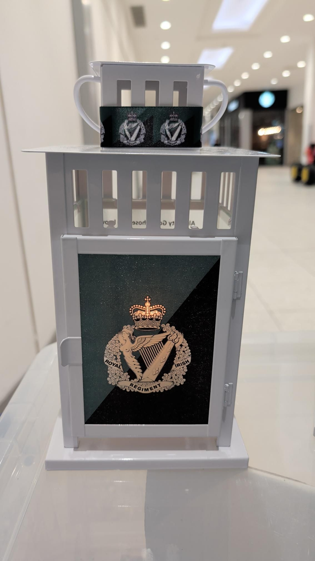 Royal Irish Reigment lantern