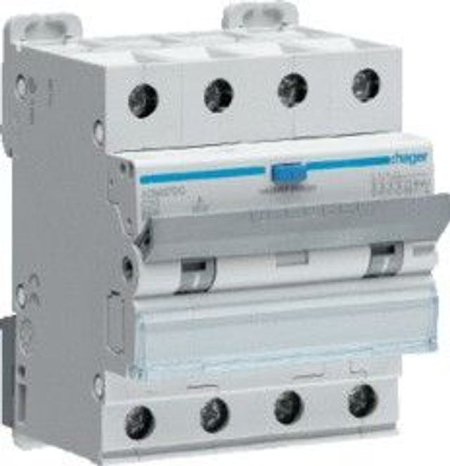 Hager aardlekautomaat / 4-polig, 30mA, C20A / ADM470G