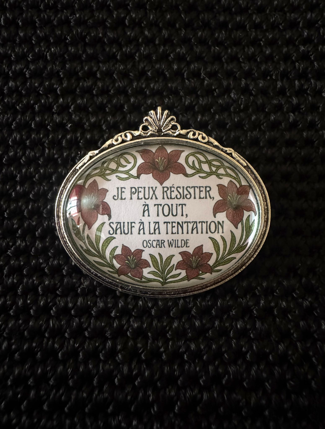 Citation d'Oscar Wilde - Tentation