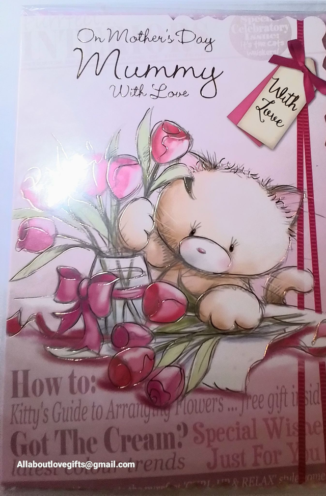 Mummy on Mothers Day Card Cute Design 