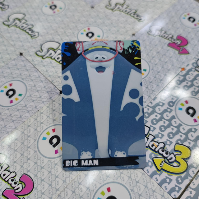 Tarjeta Amiibo Big Man / Splatoon 3