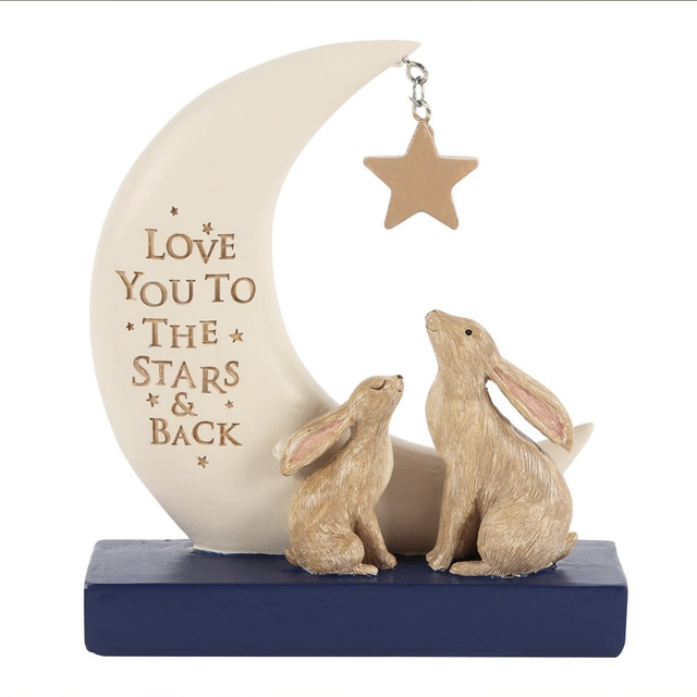 Love you to the stars and back ornament 