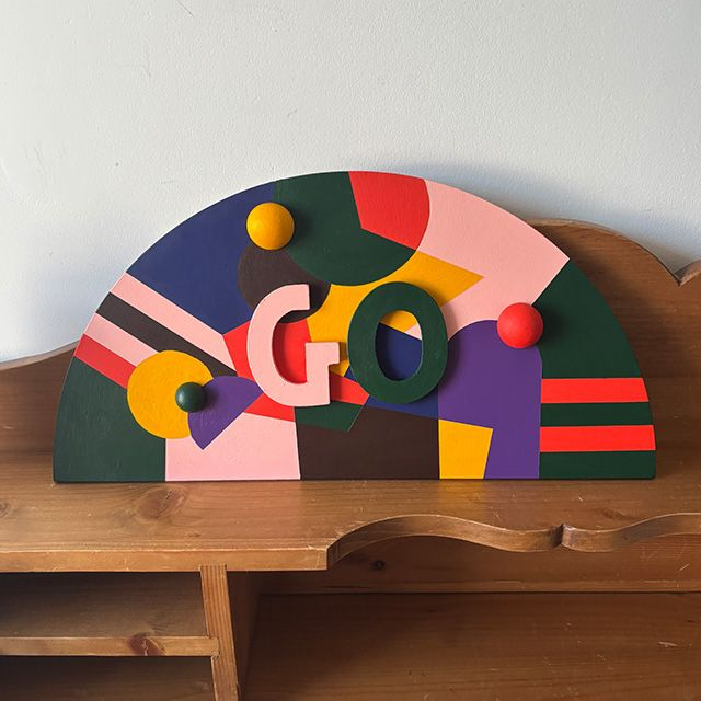 Demi-rond &quot; GO &quot;