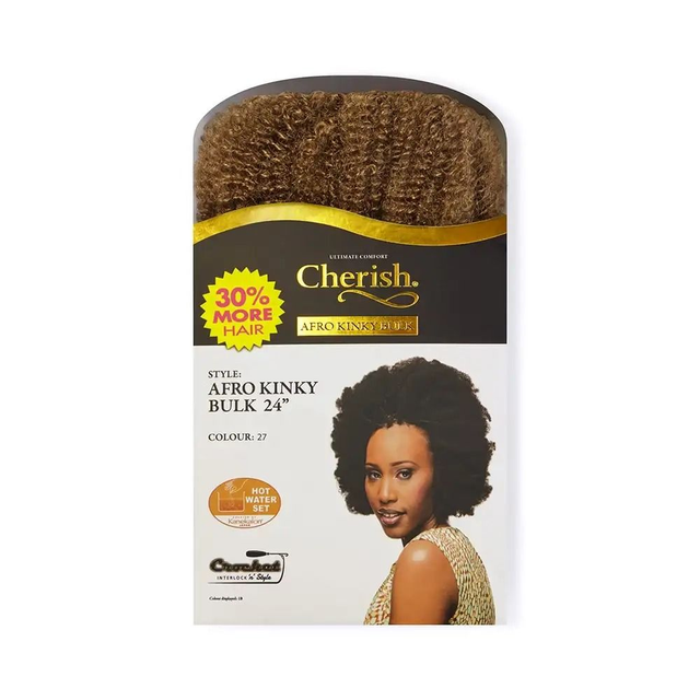 Cherish Bulk - Afro Kinky 24 ( Color: 27 )