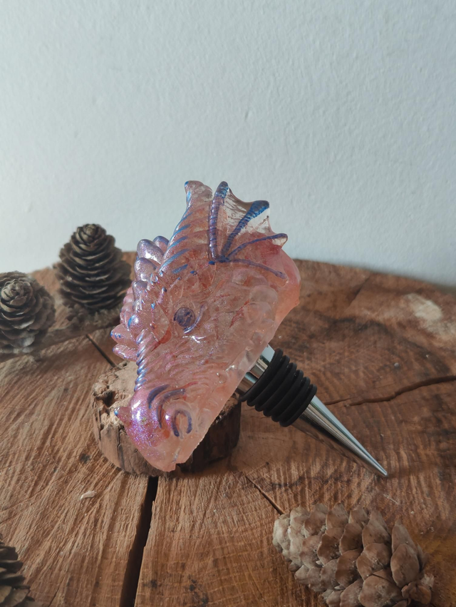 Bouchon de bouteilles réutilisable modèle vintage dragon